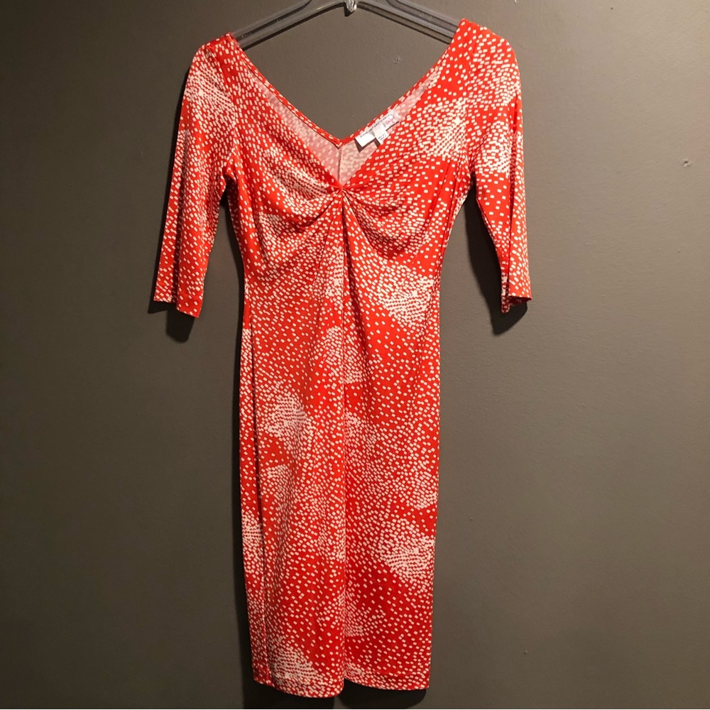 Diane von Furstenberg Vintage 100% Silk Dress Size